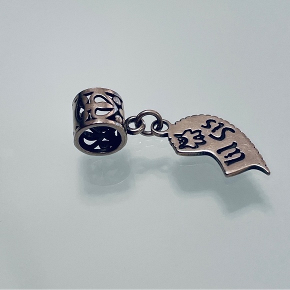 Little SIS Heart Sister Bead Charm Sterling Silv Fit European & Pandora … - Picture 3 of 5
